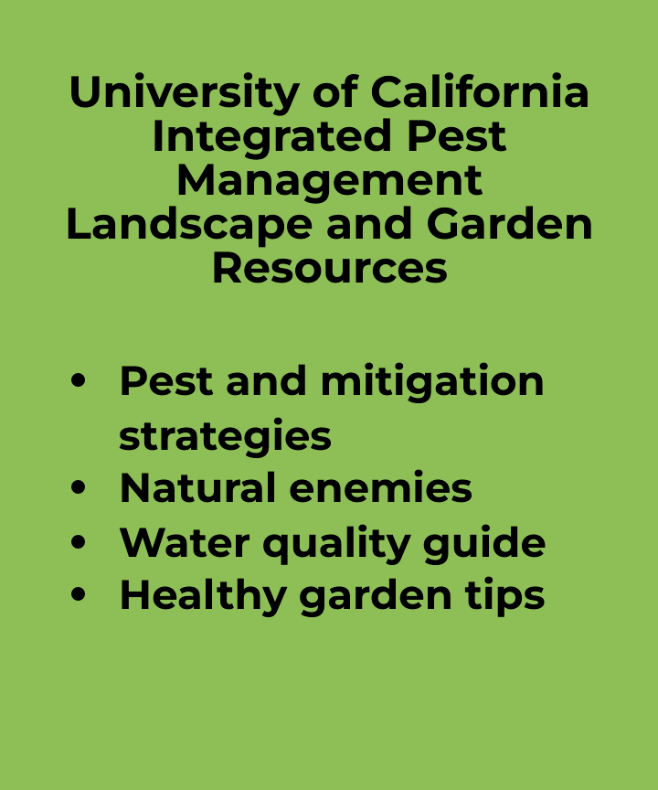 University of California Integrated Pest Management web link