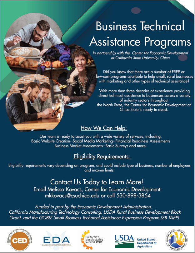 North State Planning and Development Business Technical Assistance Programs Opens in new window