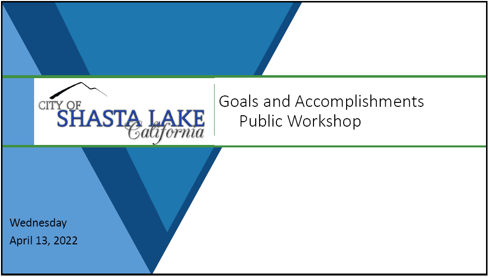 Goals and Accomplishments