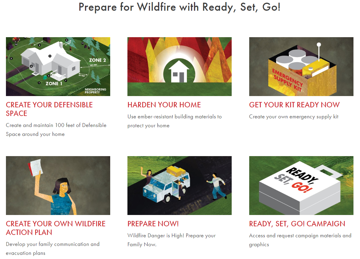 CalFire Ready, Set, Go Opens in new window